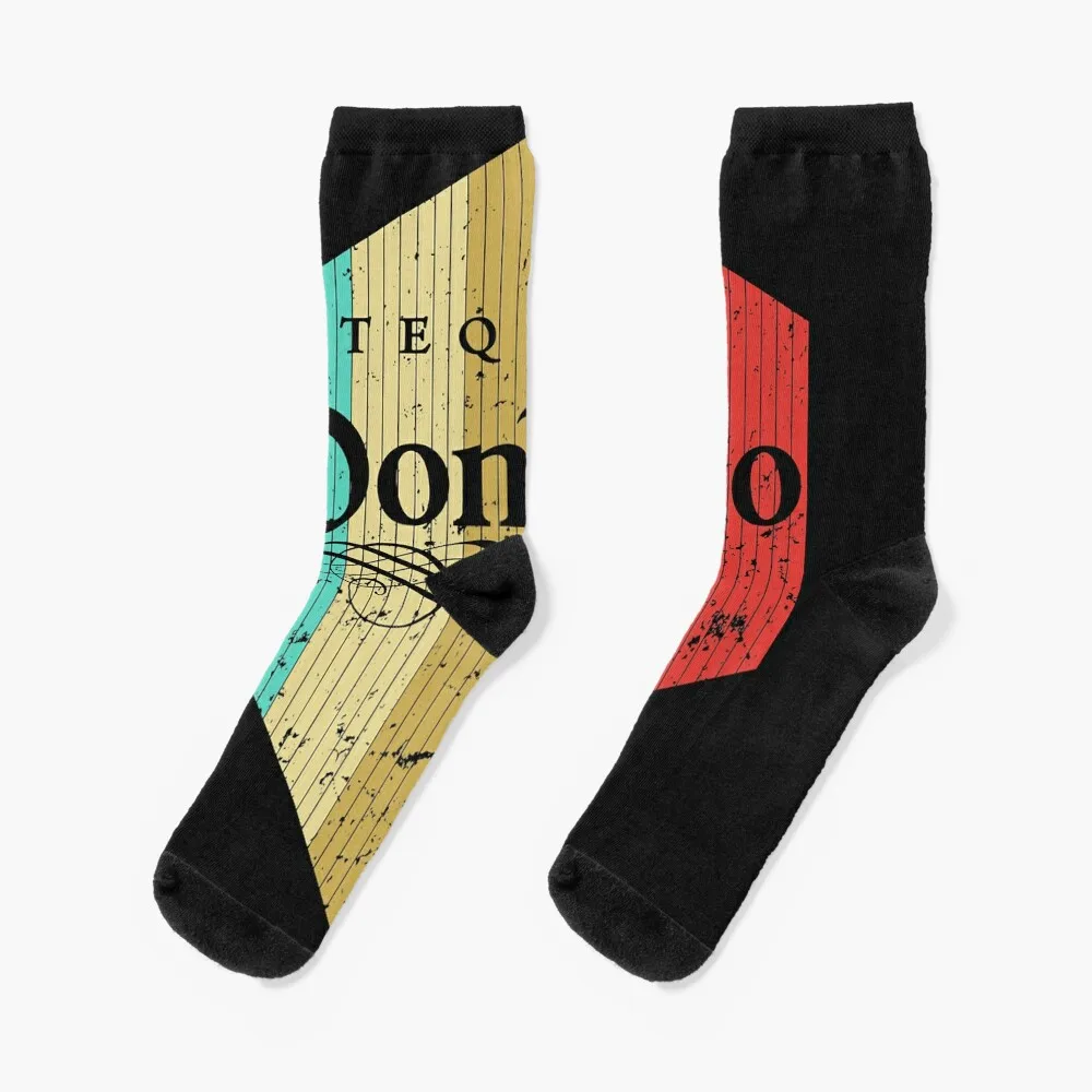 Vintage Tequila Don-Julio Love Socks Novelties Antiskid soccer Socks Male Women's