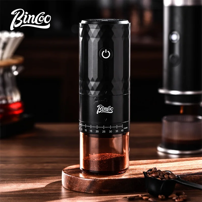 Portable Electric Coffee Grinder, USB Rechargeable Burr Grinder with Ceramic/Stainless Steel Core,Ideal Gift for Coffee Lovers