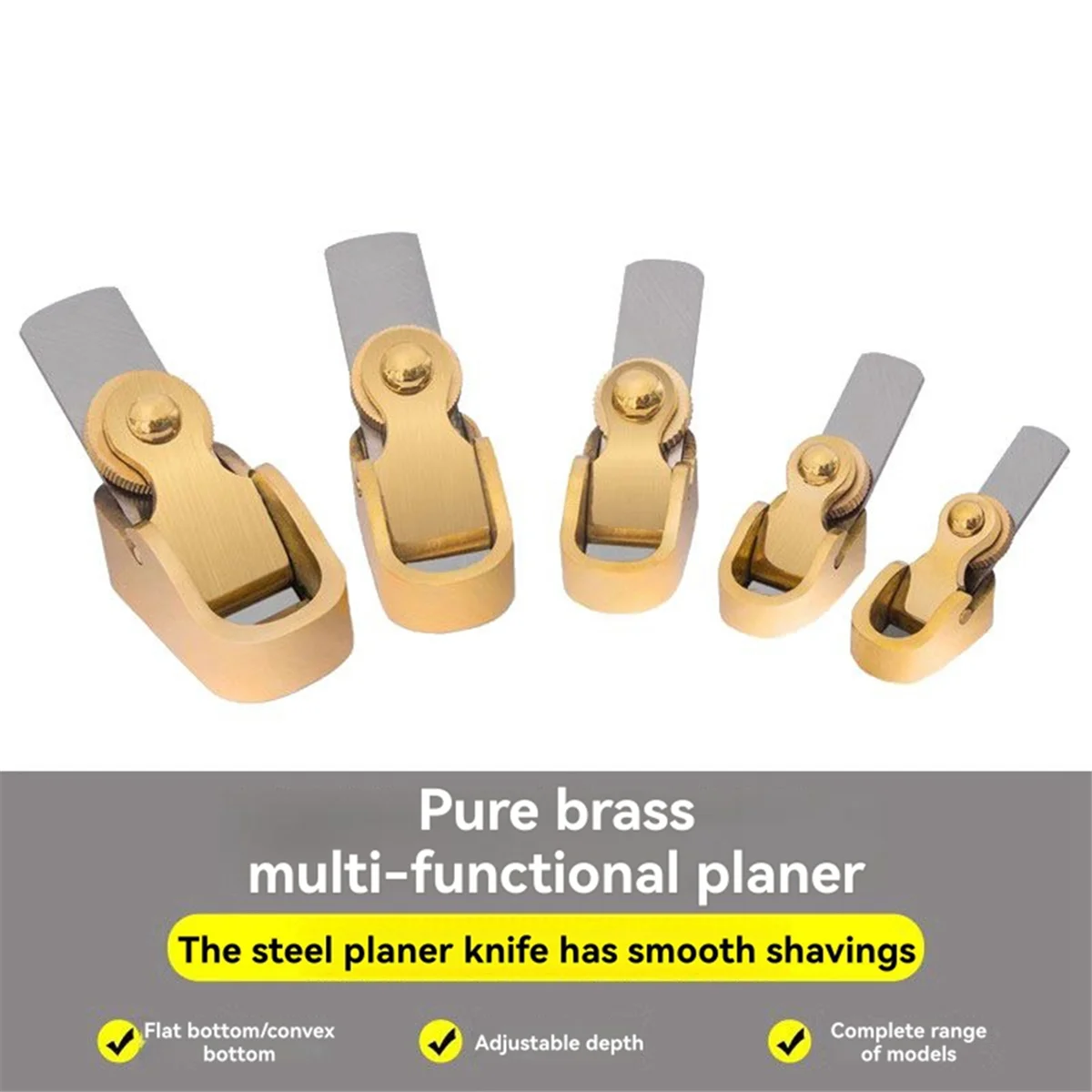 

AA74 5 шт., медные рубанки с выпуклым дном, изогнутое дно, HSS плоскорез, инструмент для изготовления скрипки, инструмент для большого пальца