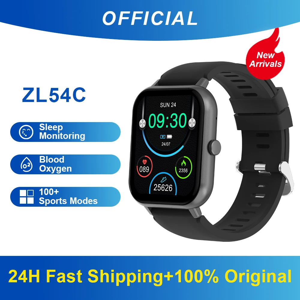 

2023 New Product Snolen ZL54C Smart Watch 1.83'' Large Display Voice Calling 100+ Sports Modes Smartwatch For Android IOS Phone