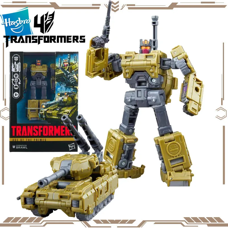 

Hasbro Original Genuine Transformers Age of The Primes Brawl Action Figure Toys for Boys Girls Gift Collectible Model Ornaments