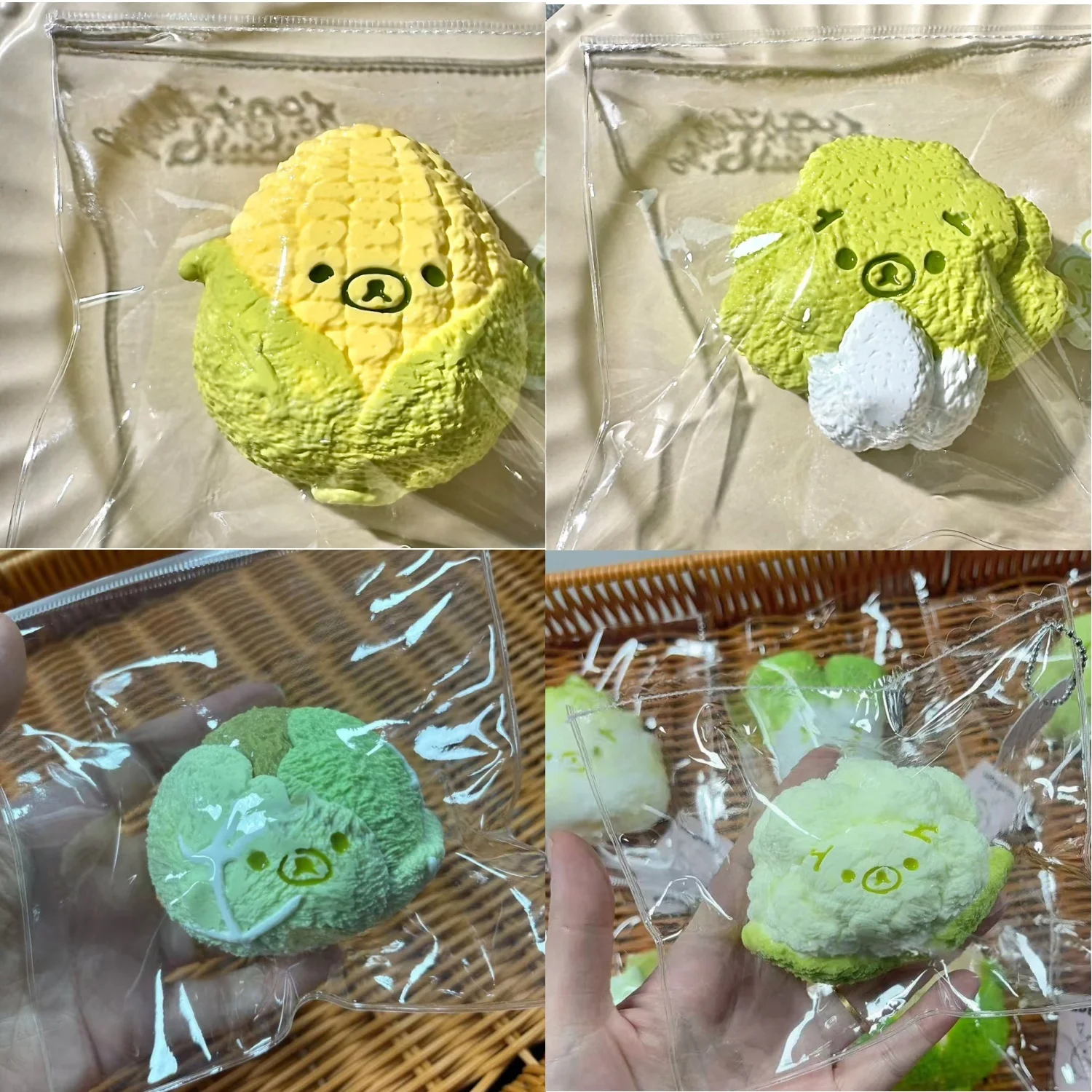 Weicher Taba Squishy mit Butter-Textur Süßer Gemüse-Melonen-Bär zur Stresslinderung - Lebensmittelechtes Silikon 2026 Hot – Detail 1