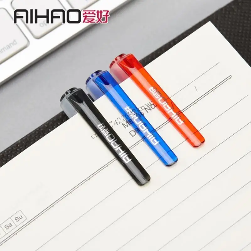 

R9CB 1Pc Rolling Ball Pens, Quick-Drying 0.5mm Extra-Fine Point Rollerball Pens Straight Liquid Gels Pens for Writing