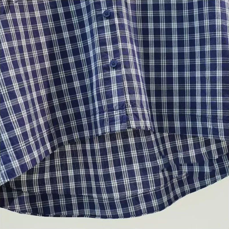 Printemps été 2025 femmes décontracté ample bureau Blouse grande taille 4XL haut à capuche femme vêtements de travail chemise décontractée dame Style KE8053
