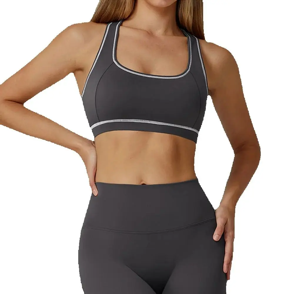 

Sexy Women Tops High Strength Tank Top Push Up Underwear Running Sports Bra Breathable Soft Fitness Beauty Solid Color Yoga Bra