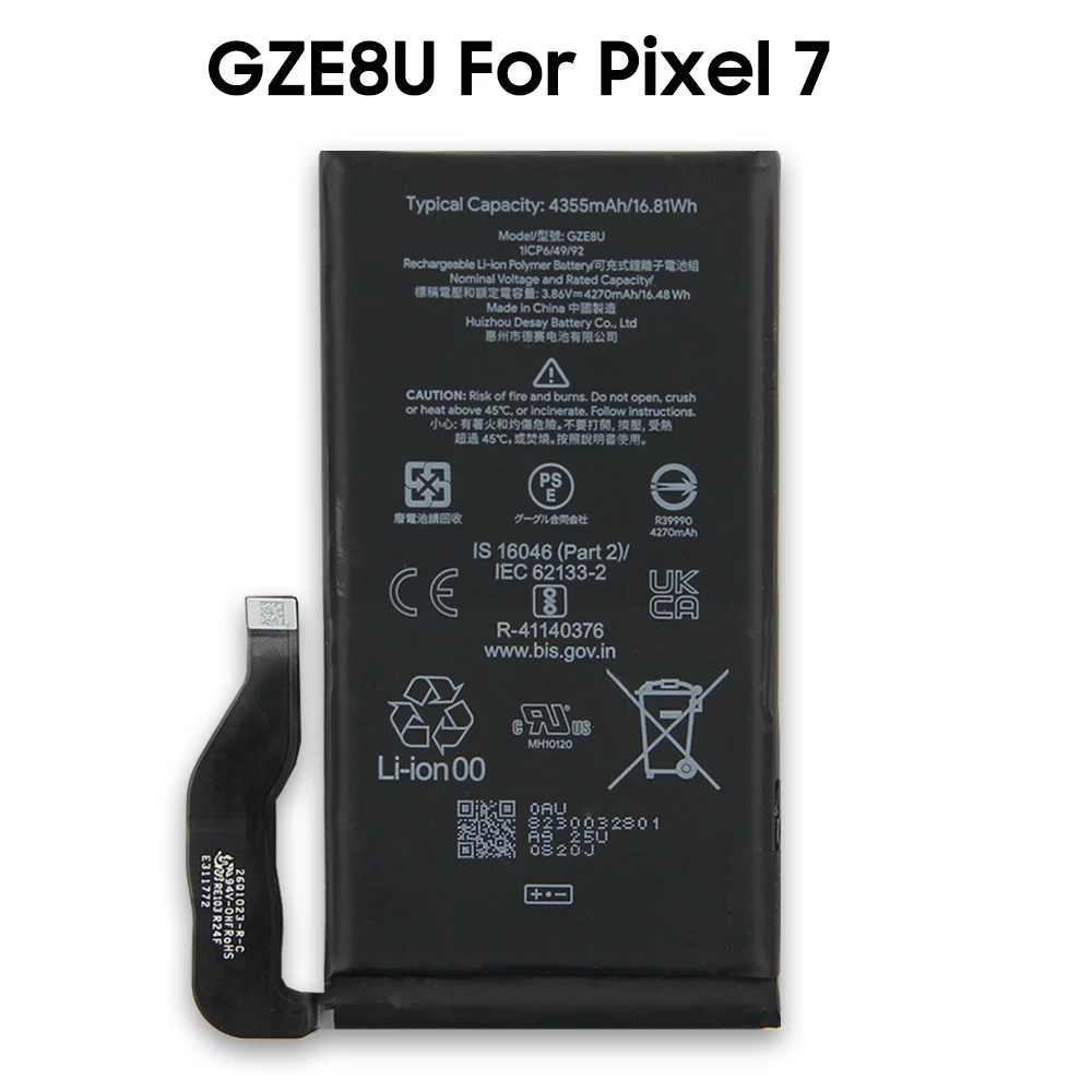 Replacement Phone Battery GMF5Z GZE8U GP5JE For Google Pixel 7 Pro Pixel 7 Pixel 7A with Tools - Image 4