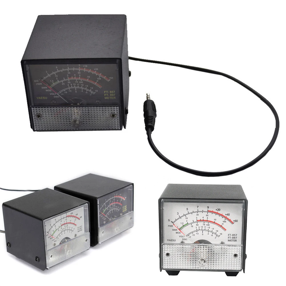 External S Meter High Precision Power Meter Portable Receive Display Standing Wave Meter for Radio Antenna