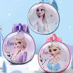 Disney Frozen Princess Children's Backpack Girls Figure Cartoon Elsa Anna Print Schoolbag Kids Hard Shell Bag Birthday Gift