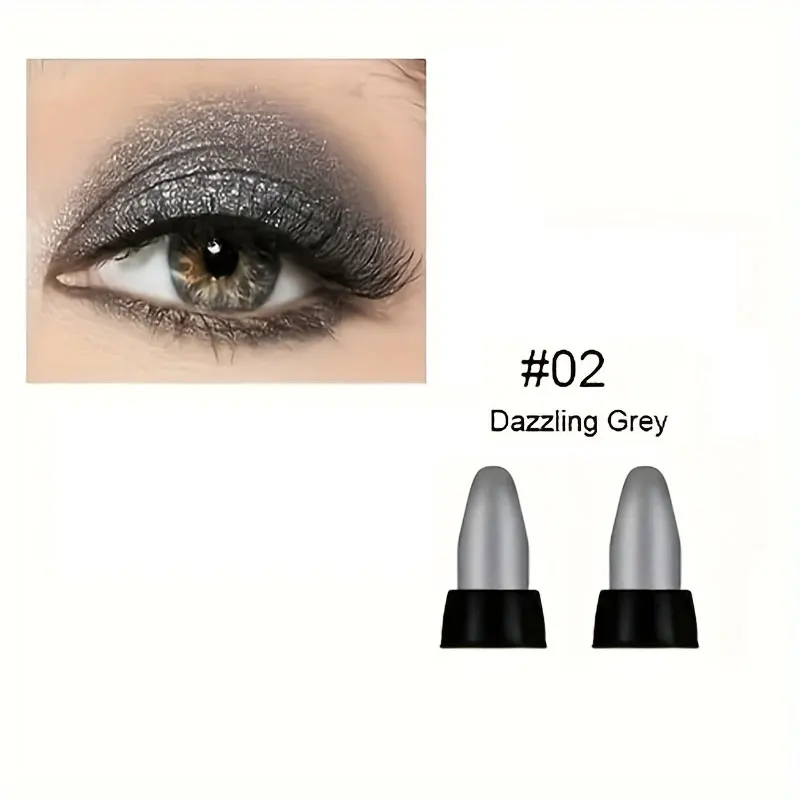 16-kleuren parelmoer eyeliner, kleur glitter waterdichte langdurige oogmake-up niet-vlekkende eyeliner