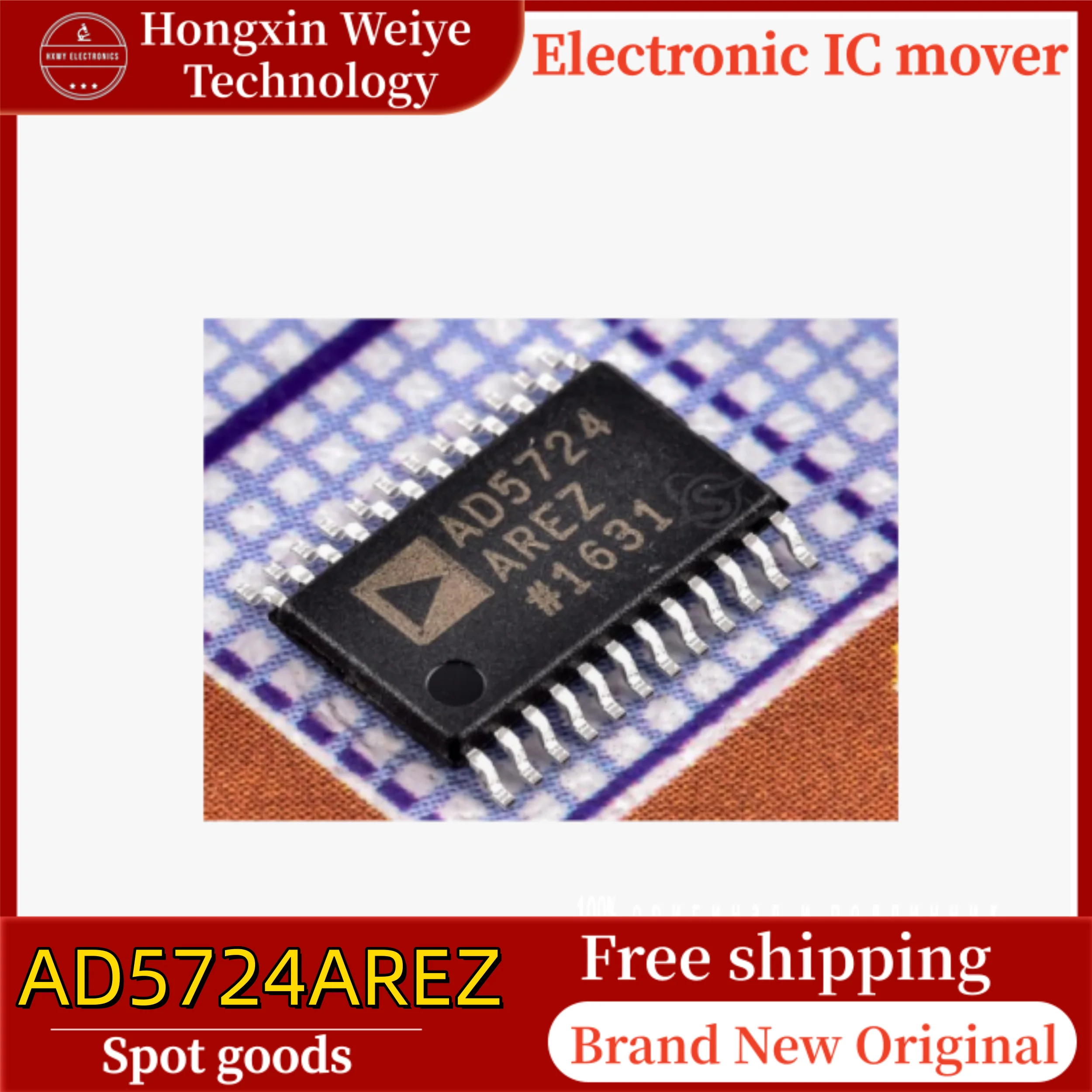 

1/5/10 pcs AD5724AREZ AD5724 TSSOP-24 4-channel DAC converter IC brand new in stock free shipping