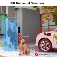 ANRAN Solar Camera 1/2pcs 3/5MP Outdoor 2.4G Wifi Security Camera Battery Cameras Home Surveillance Protection PIR Human Detect,Color Night Vision,IP66 Waterproof 5
