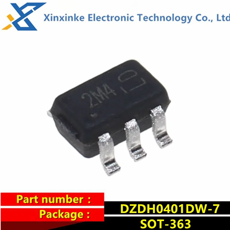 

10PCS DZDH0401DW-7 SOT-363 Marking：2M4 Power Electronic Switch Chip SMD IC