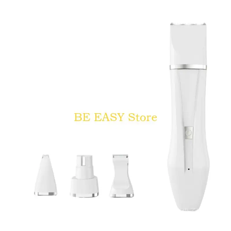 E28F USB Rechargeable Dog Cats Trimmer Wireless Pet Hair Trimmer Adjustable Pet Grooming Tool For Household Travel Grooming