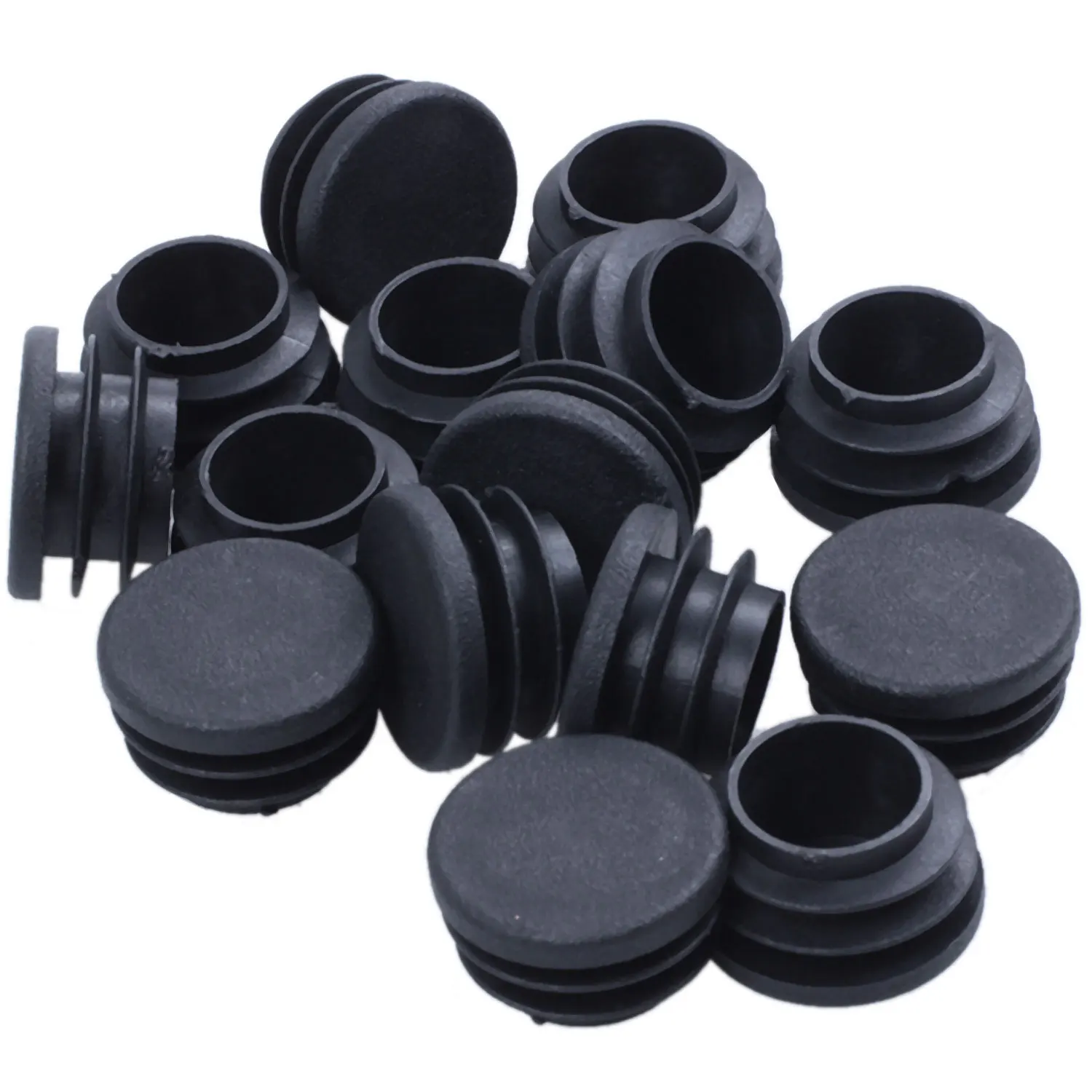 

15 pieces of Chair Table Legs End Plug 25mm Diameter Round Plastic Inserted Tube