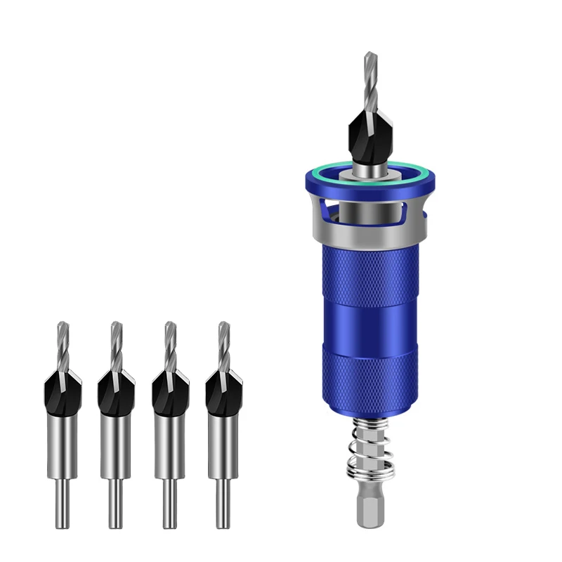 

Модернизированное полуавтоматическое сверло с потайной головкой, новый набор для деревообработки без повреждающей панели, шестиугольная ручка