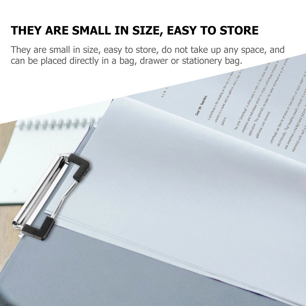 

18 Pcs Metal Clip Binder Clips Binderclips Care for Paper Small Nickel Plated Office Wire