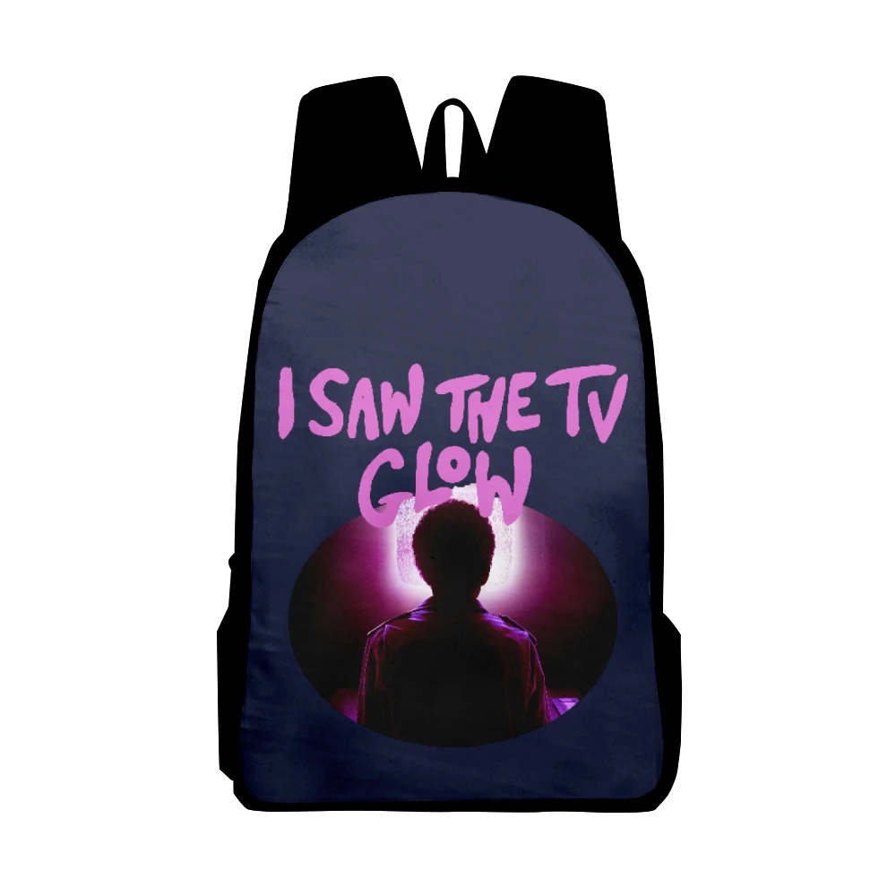 

I Saw the TV Glow Zipper Bag Casual Zip Backpack Women Men Travel Bag Rucksack Fashion Zip Pack 3D Print Navy Zip Pack