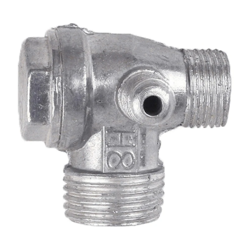 Air Compressor Unidirectional Check Return Pipe Fittings 3-Ports Dropship