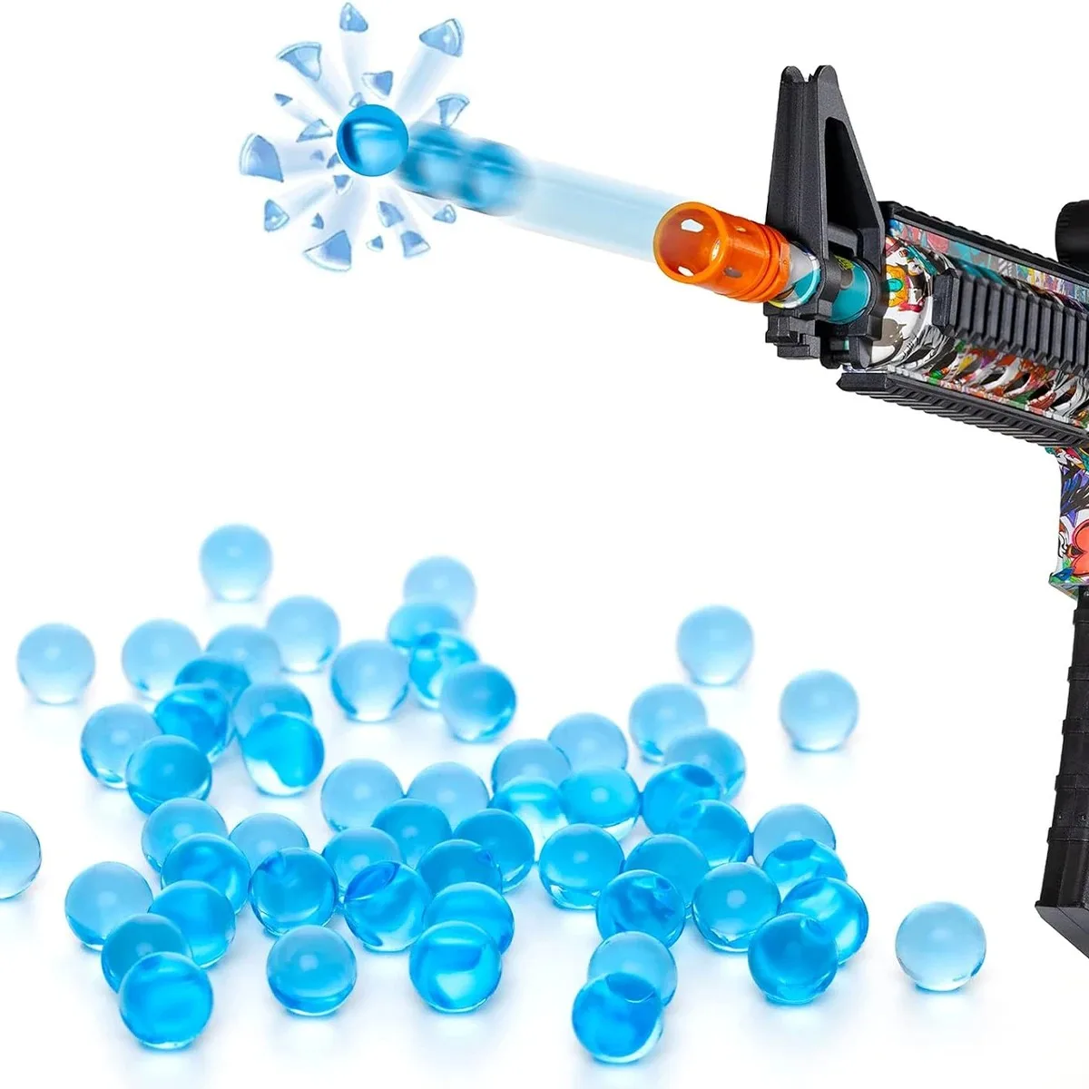 

Refill Water Gel Ball Beads 7-8mm Blasters Non Toxic Cap Guns Pellets Glock Shooting Toys Soft Growing Water Balls Bullet DIY