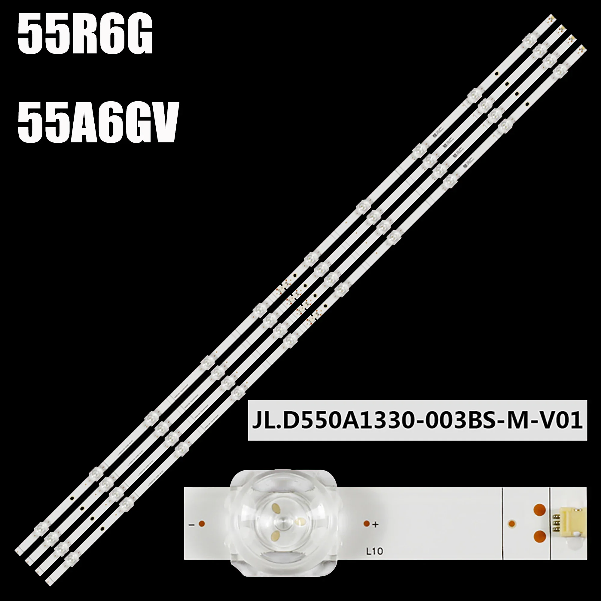 LED Strip For HD550Y1U72 T0L2 2021031901 HD550Y1U62-T0L6 2021020401 ZDJG 1246021 201020 2020081301 JL.D550A1330-003BS-M_V01