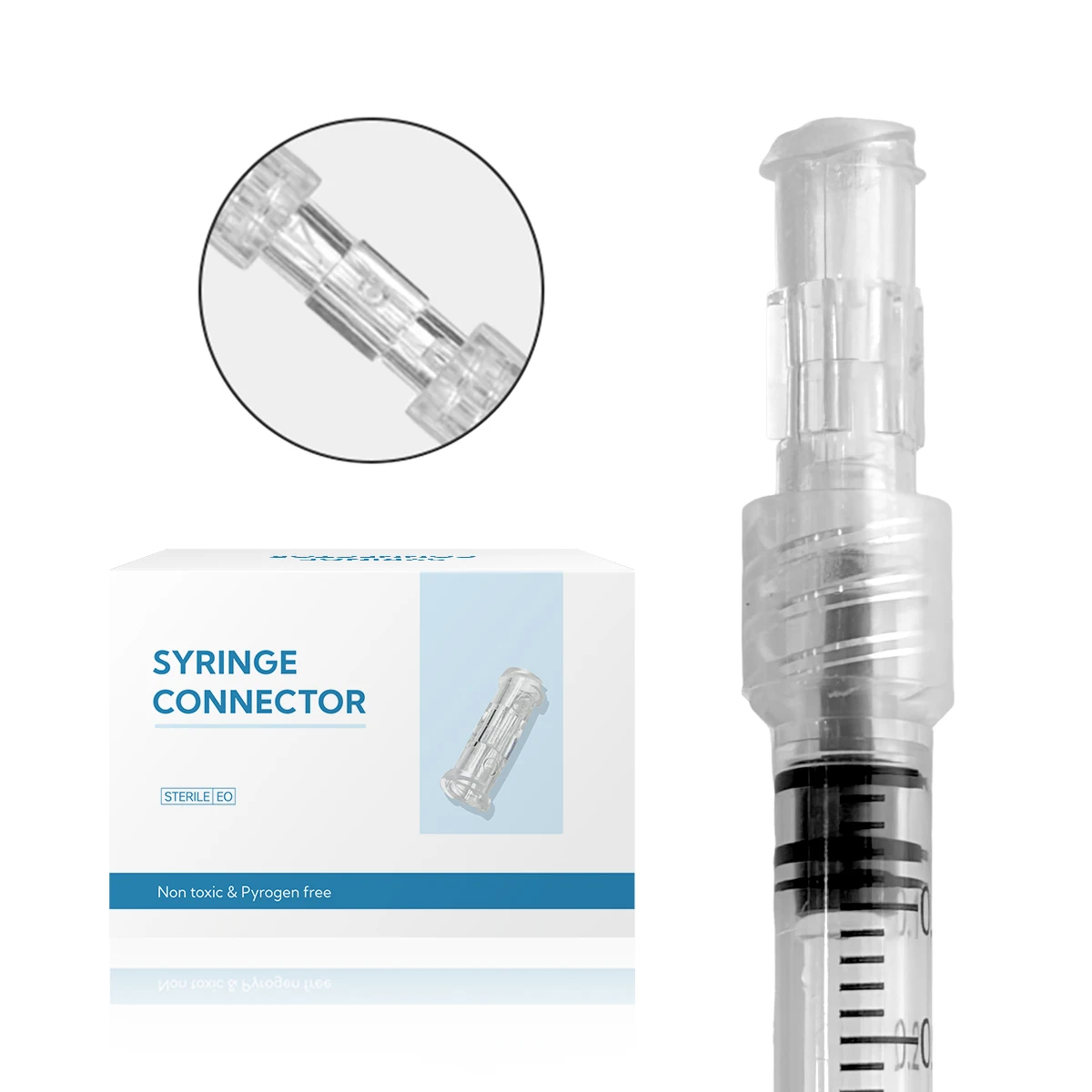 

Горячая распродажа: Прозрачный двухсторонний соединитель для шприцев с резьбой Luer Lock из полипропилена, удобный, стерильный, практичный.