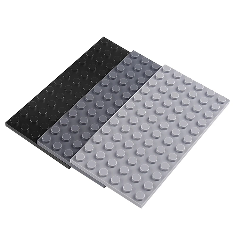 Plaque de Base classique MOC à 6x12 points, 10 pièces, blocs de construction de figurines de ville, pièces en briques compatibles avec 3028 jouets pour enfants, cadeau