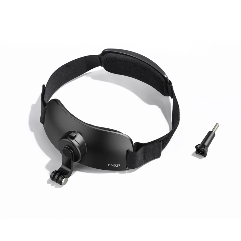 Ulanzi CM027 Head Strap Action Camera Mount Mobile Phone with 360 Rotation Mount for Gopro Cycling Fishing Running Boating Sport