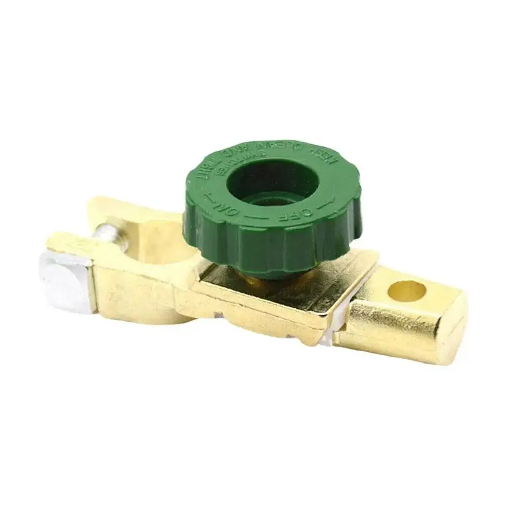 1Pcs Quick Cut-off Disconnect Car Battery Switch Universal Zinc Alloy Isolator Switch Battery Terminal Link Switch