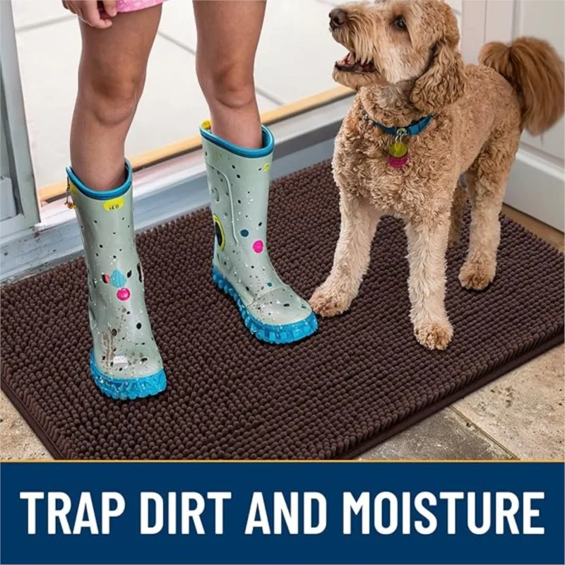 

Kitinjoy Quick Dry Entry Indoor Entryway Carpet Entry Indoor Mat Absorbs Moisture And Dirt Absorbent Non-Slip Washable Door Mat
