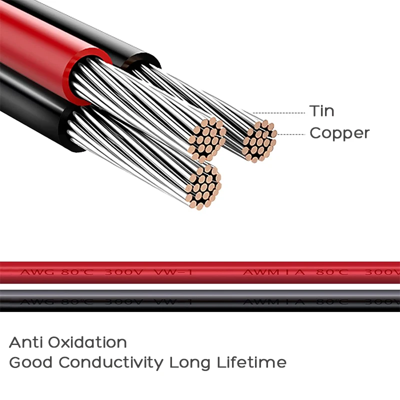 Waterproof Solar Connector to XT60I-F Extension Cable for Ecoflow RIVER 2/Max/RIVER 2 Pro/DELTA 2/DELTA Max (2000)/Pro etc.