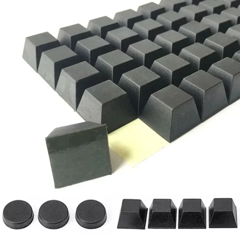Rubber Feet Self-adhesive Furniture Pads Round/Square Protectors Notebook Calculator Table Damper Buffer Pad view 4