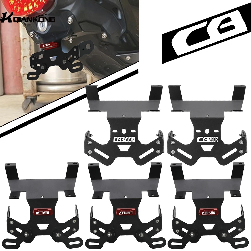 

For Honda CB125R CB150R CB250R CB300R CB 300R 125R 150R 250R 2018-2025 Motorcycle Rear Tail Tidy License Plate Holder Bracket