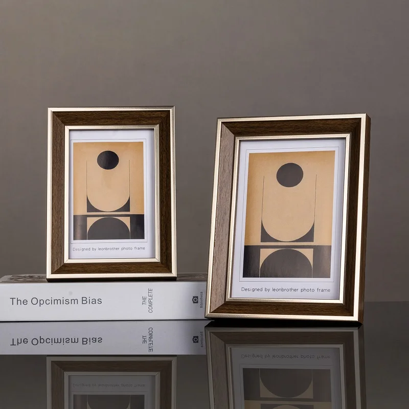 

Modern Minimalist Solid Wood Photo Frame Luxury Home Decor Accent Elegant Picture Frame & Artwork Display Home Decor