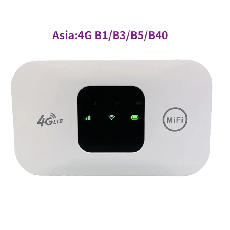 Modem Wifi Mobil Mobile Wifi Hotspot Nirkabel Mifi 150Mbps Mendukung 10 Pengguna Dengan Slot Kartu Sim