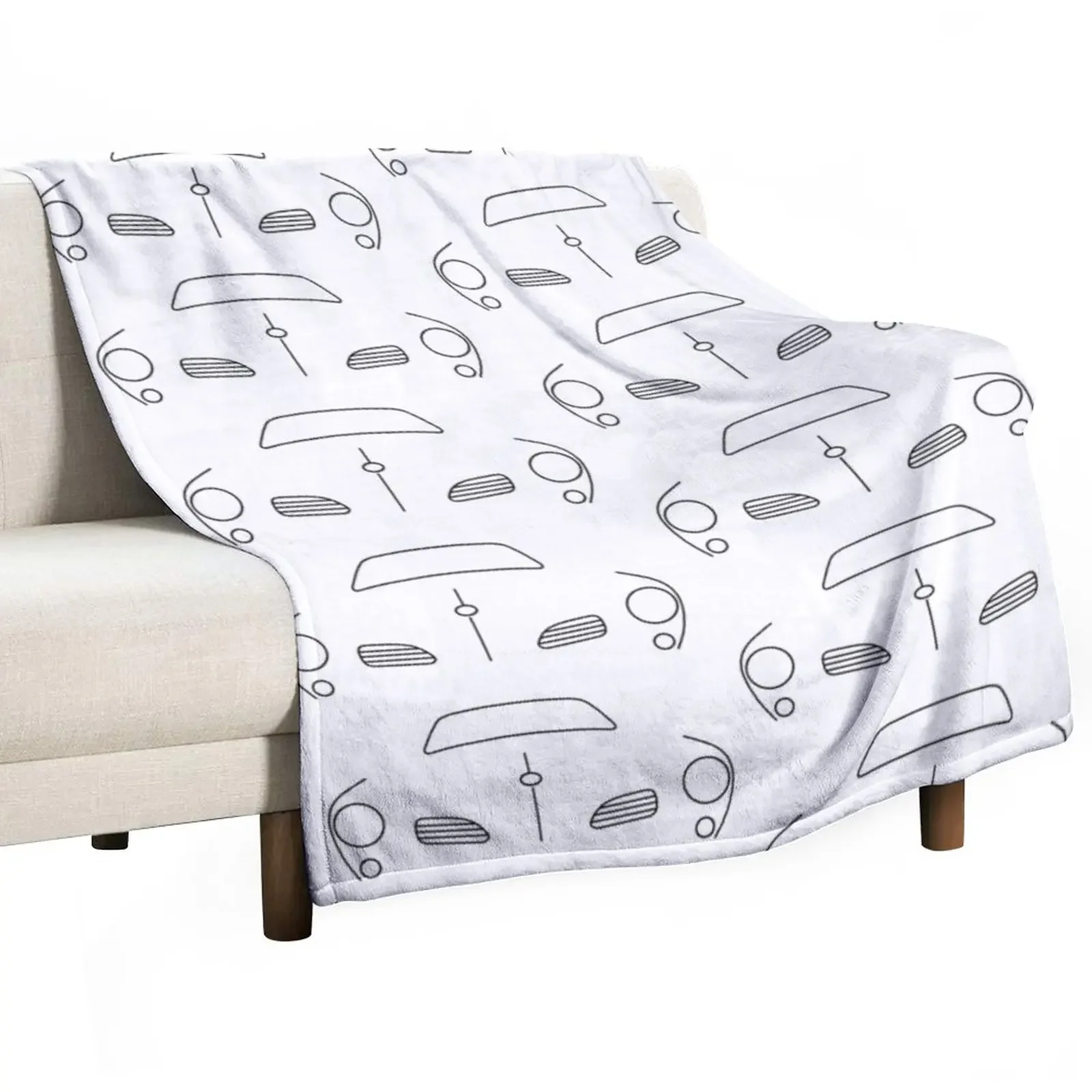 

Karmann Ghia outline graphic (black) Throw Blanket valentine gift ideas Sofa Decoratives Blankets