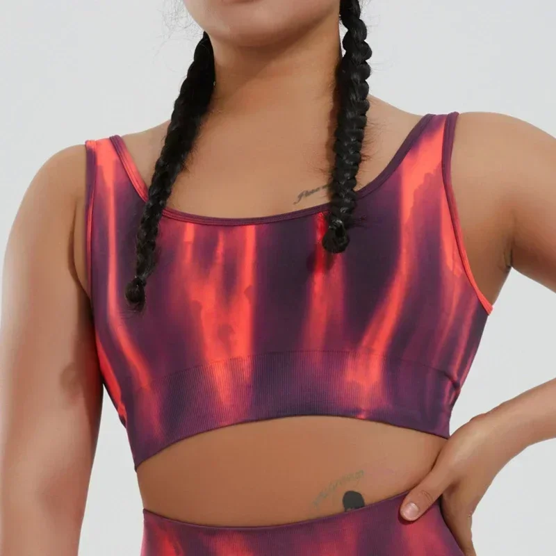 Women's Yoga Bra Sports Set ToJump Sports Clothing Fitness Leisure Clothes Quick Drying Sportswear Women Sports Equipment