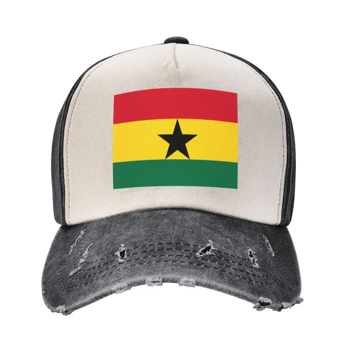 Flag of Ghana Baseball Cap Big Size Hat dad hat Men Hats Women's