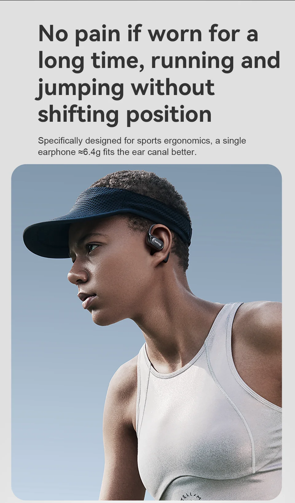 Sanag Z66 Open Ear Earphones Air Conduction Headphone Wireless Bluetooth 5.3 TWS Headset Gamer Sports Ear Hooks Gaming Earbuds