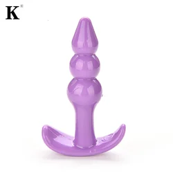 Zabawki erotyczne dla dorosłych G Spot Anal Plugs produkt dla dorosłych Anal Bead Plug galaretki zabawki Sex produkty Butt Plug dla mężczyzn kobiety