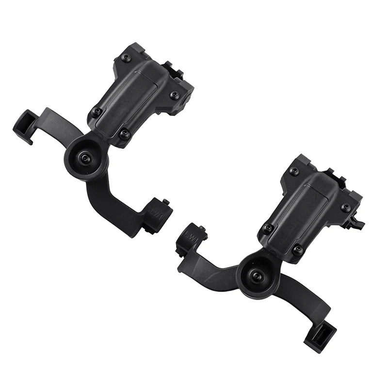 Shooting Headset Bracket Kit Multi-angle Rotation Helmet Rail Adapter Fit OPS Core ARC and Team Wendy M-LOK Rail Headphone Mount