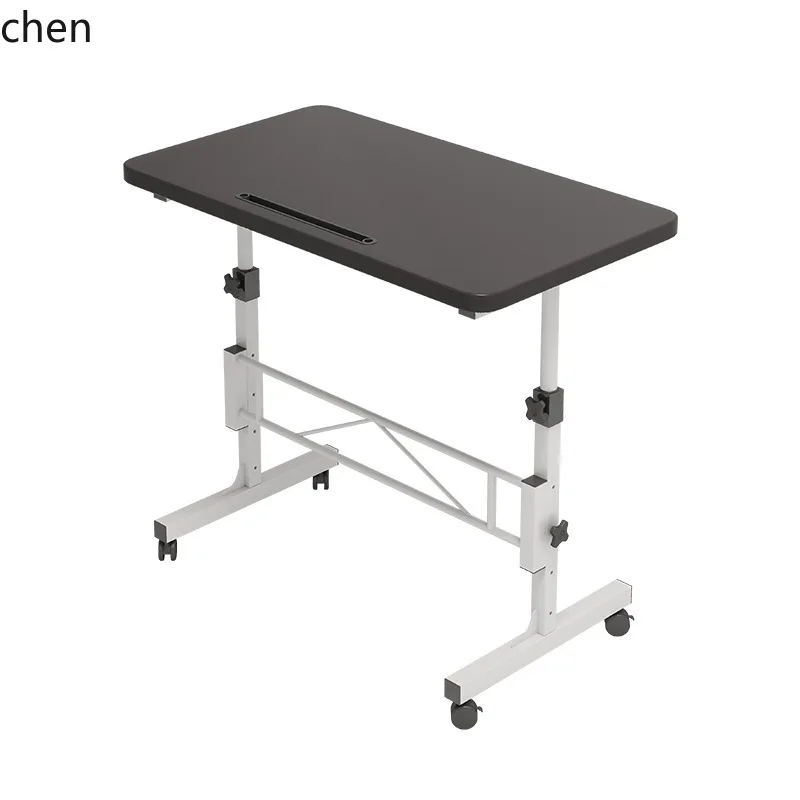 

Hxl bedside standing computer desk - mobile, height adjustable, with wheels