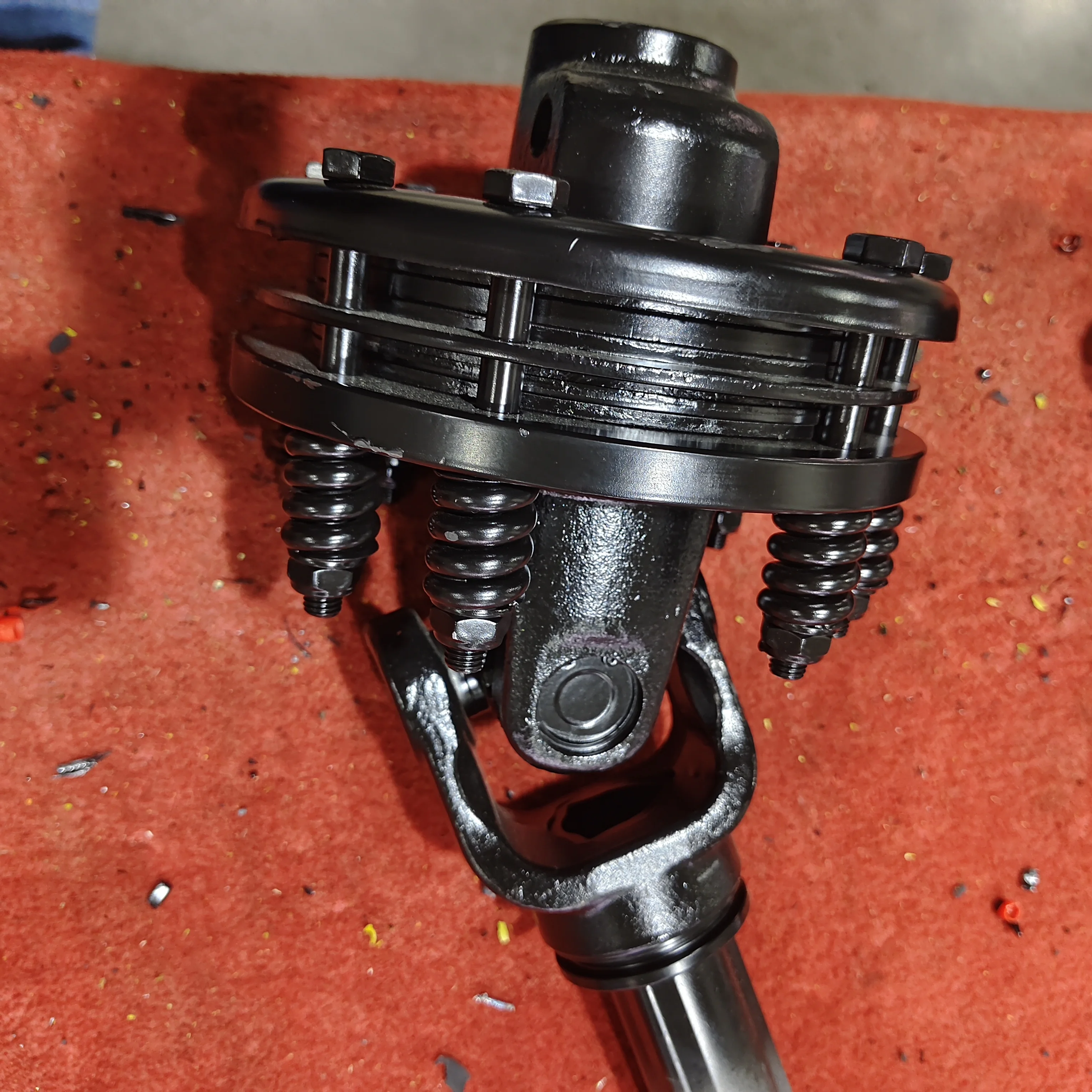 

Agricultural Machinery Parts Black Agriculture Driveshaft Flexwing Cutters Tractor Parts With Limiter