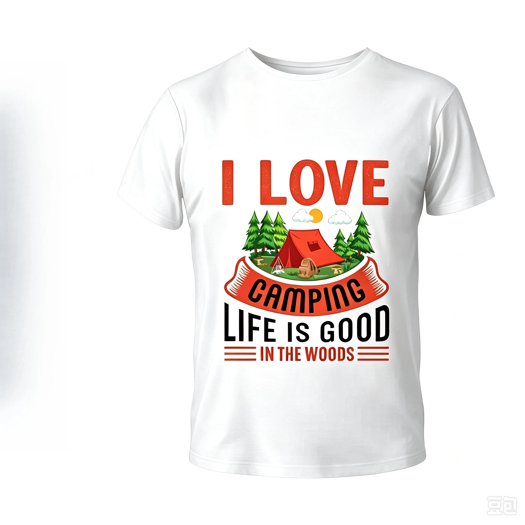 Men Short T-Shirt I Love Campi - đánh giá và giá Outdoor Camping Quotes