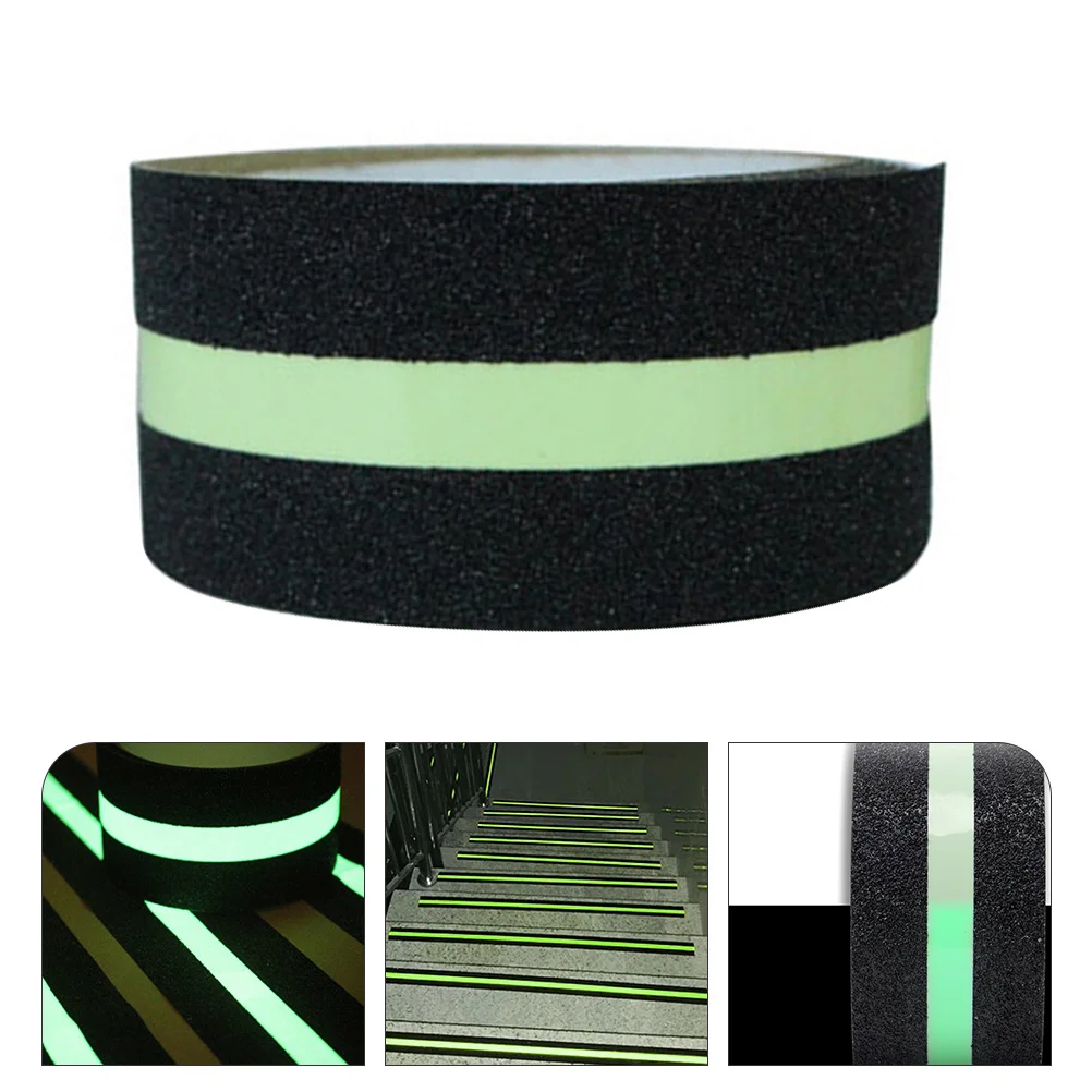 Anti-slip Warning Stickers Double Sided Tape Safety for Steps Reflective Bathtub Floor Rubber Bathroom