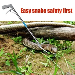 1.5m Foldable Snake Catcher Tongs Multipurpose Stainless Steel Wide Jaw Reptile Grabber Stick Catching Handling Snakes Tool