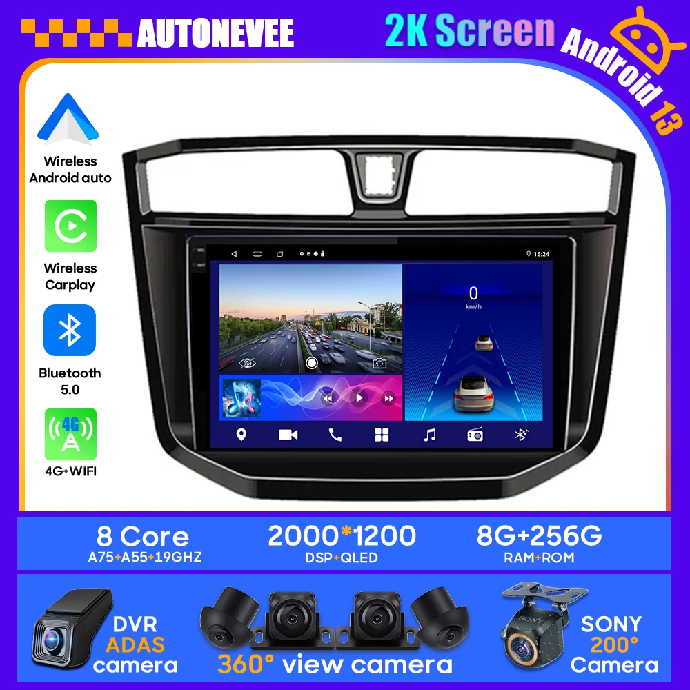 

Android 13 For Maxus LDV T70 T60 MG Extender 2019-2021 Android Auto Car Radio Stereo Unit Multimedia Player BT GPS 4G Carplay