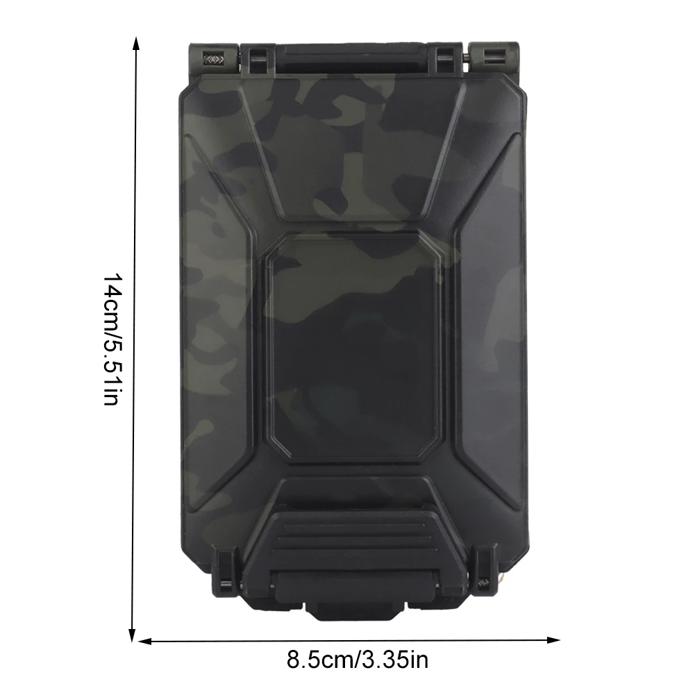 Battery Storage Case Waterproof Battery Organizer Holder Case with Movable Inserts For CR2032 AAA 18650 18350 CR123A Batteries