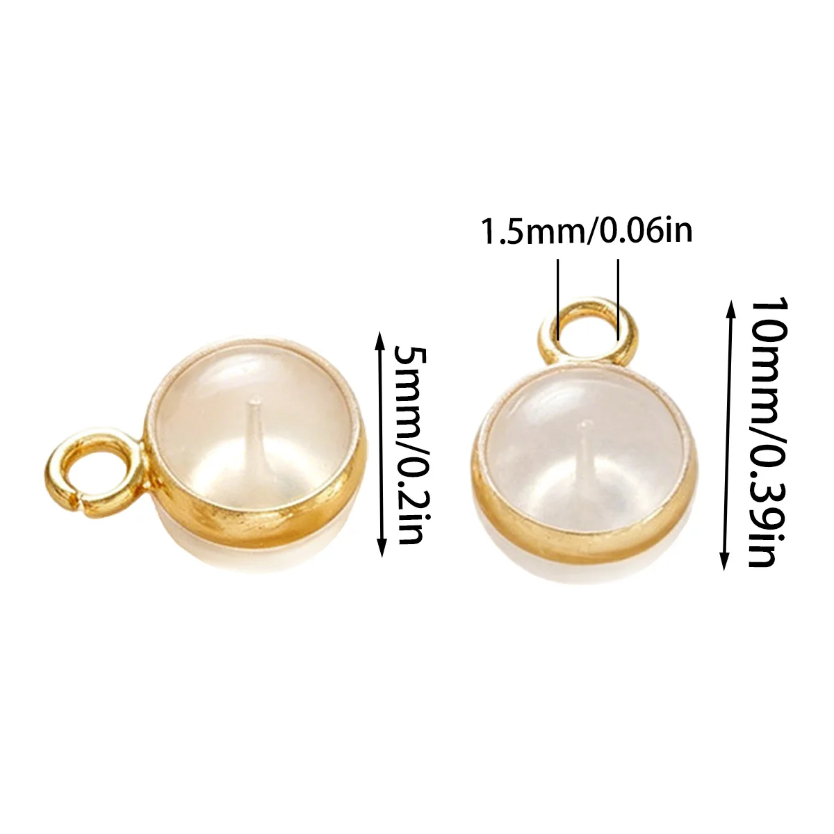 5/10pcs 10X5mm Earrings Backs Round Earplugs Silicone Ear Nuts Earring Stopper with Loop Earring Component Wholesale