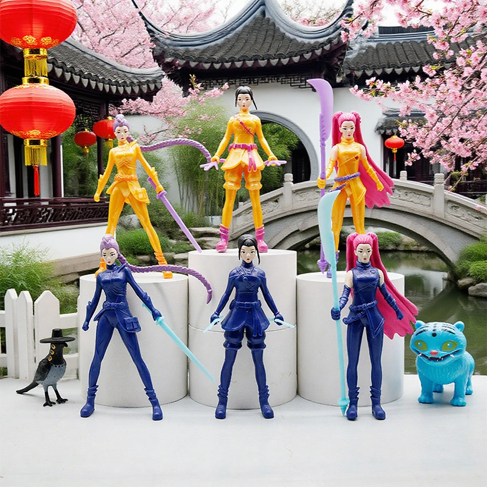 Figurines de dessin animé Kpop Demon Hunters, jouets mignons en PVC, modèle d'action, poupées, cadeau pour enfants, 2025