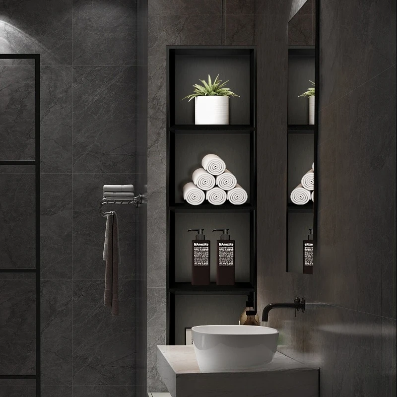 Plank, RVS, badkamer, nis, verzonken, kastschot